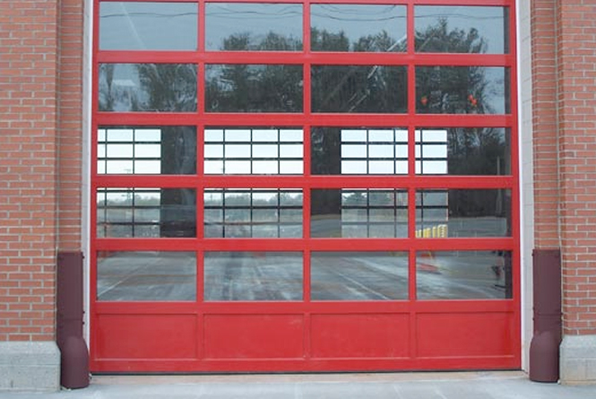 3295 Aluminum Doors By Chi Overhead, Commercial Glass Garage Doors