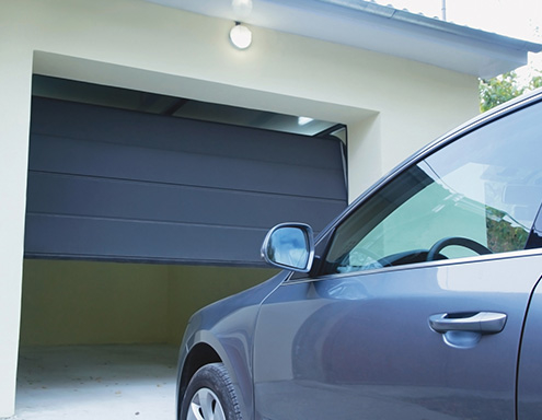 Remote Entry Garage Door