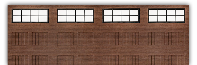 Steel Craft Elite Series Action Door Walnut